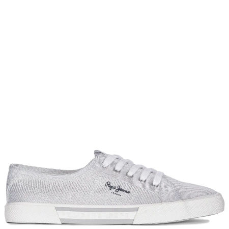 Pepe Jeans Brady Party W Silver Trainers