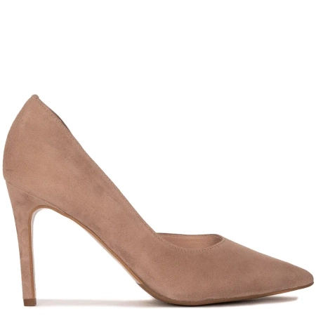 Visconi Women's Pink Leather Heels Pumps