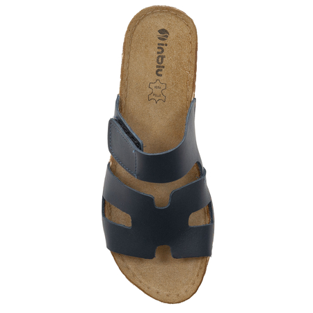 Inblu Women's Slides Navy Blue
