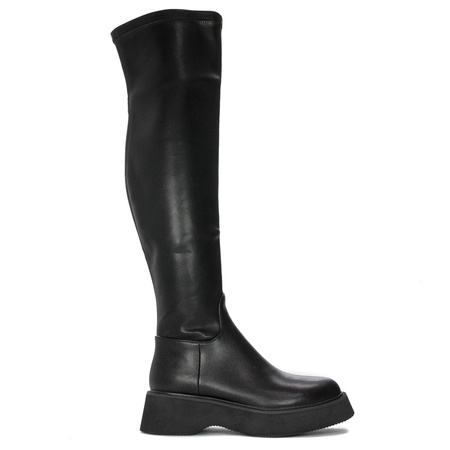 CAFENOIR Women's knee-high boots Nero black