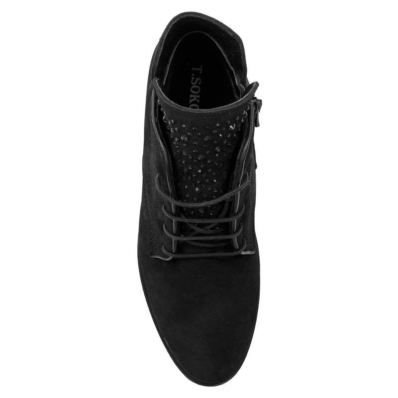 Sokolski SAR Z21-199 BLK Black Nubuck Boots