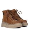 Maciejka Stunning Suede Boots on a Chunky Platform Caramel 06309-29 (06309-29-00-8)