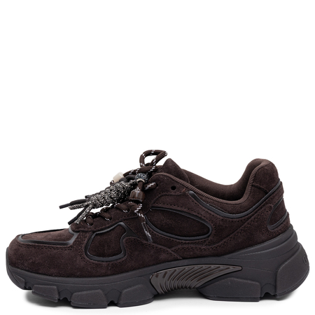 Guess Suede Women's Chunky Platform Sneakers Dark Brown FLFIRR-SUE12-BR