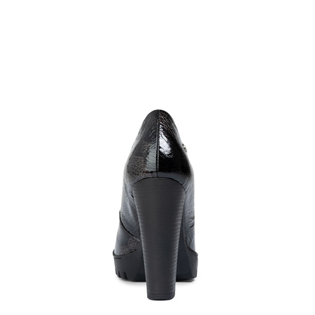 Maciejka Lakierowane Czółenka na Platformie Czarne 2629W-06-00-1