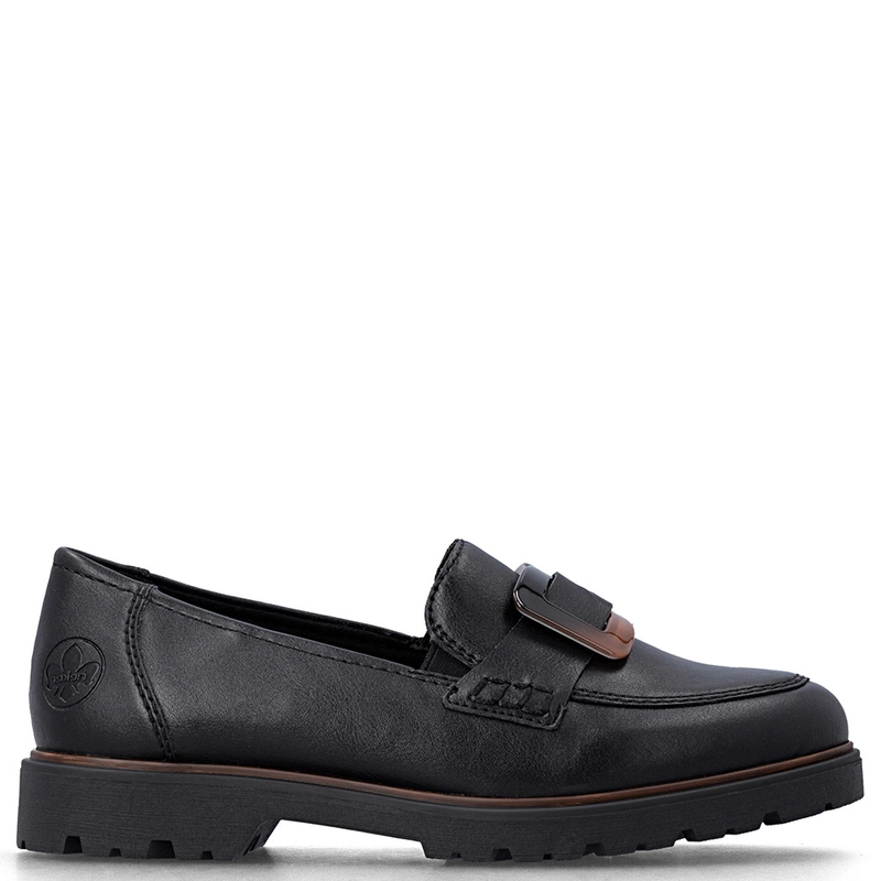 Rieker Półbuty Damskie Czarne 45553-00-BLK
