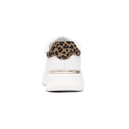 Tommy Hilfiger Platform Women’s Sneakers With Leopard Heel White T3A9-33986-1842A472