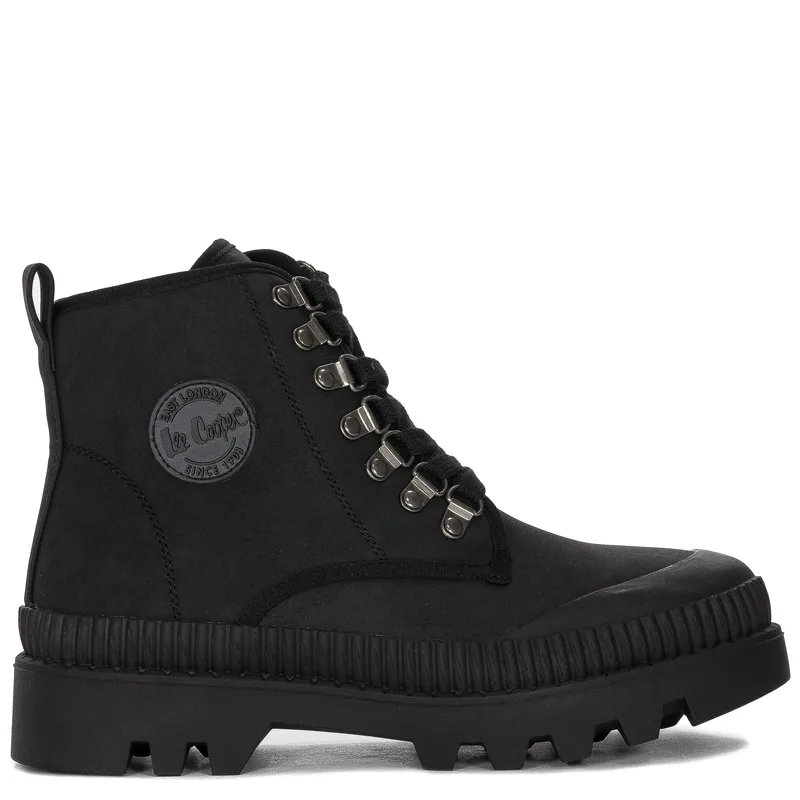 Lee Cooper Buty zimowe trekkingowe damskie Black czarne