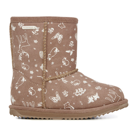 Buty EMU Australia botki dziecięce Woodland Brumby Mushroom