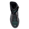 Maciejka Leather Lace-Up Boots Gold Chain Green 07097-09/00-8