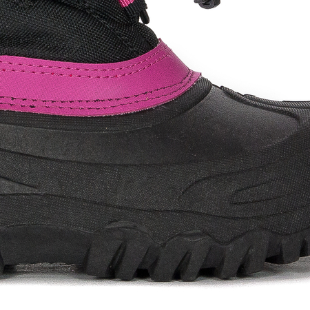 Lee Cooper Black - Fuchsia Snow Boots LCJ-21-44-0523K