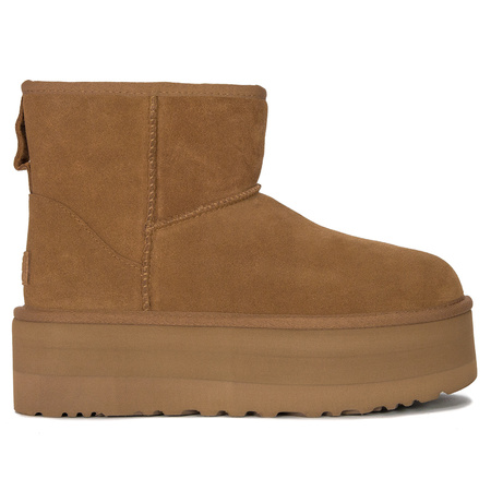 UGG Botki Classic Mini Platform Chestnut