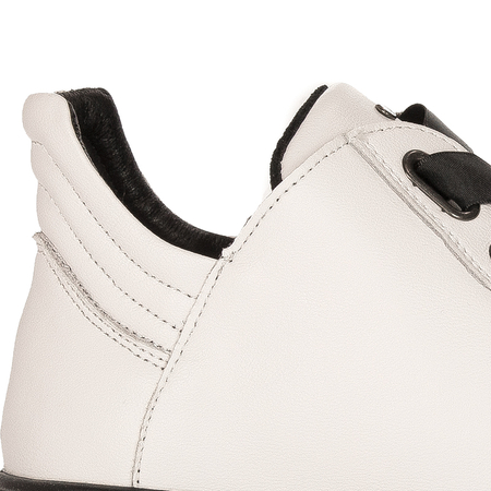 Filippo Women's white leather boots