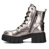 Filippo Gun Metal Leather Women's Boots