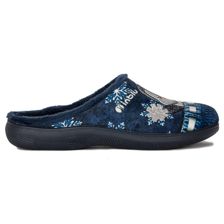 Inblu Kapcie klapki damskie Navy Granatowy
