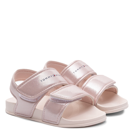 Tommy Hilfiger Sandały Dziecięce Dziewczęce Pudrowy Róż T1AF-34317-PINK