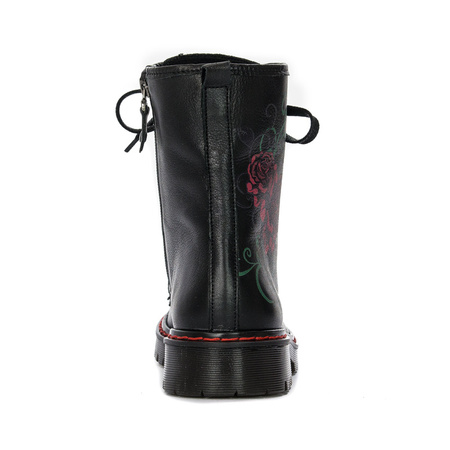 Maciejka 1609B-01/00-6 Black Lace-up Boots