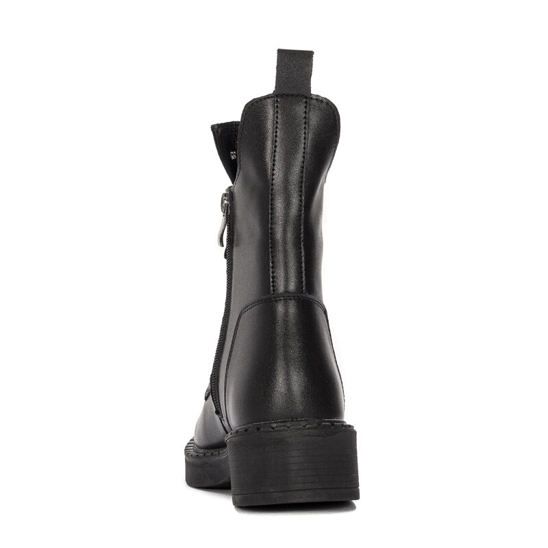 T.Sokolski Black Leather Women's Boots