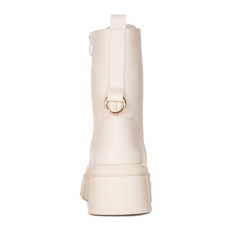 Boots Sergio insulated on the platform Beige
