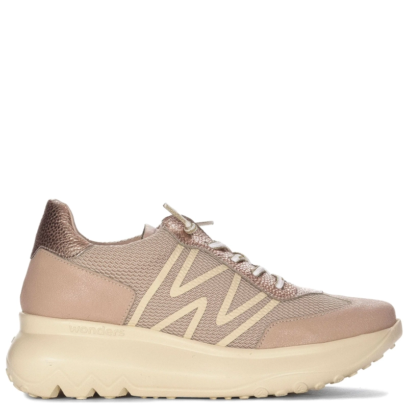 Wonders Women's Platform Half Shoes Wild I Powder