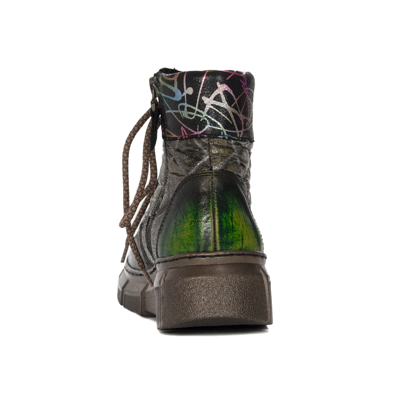 Maciejka Olive Women's Lace-Up Boots