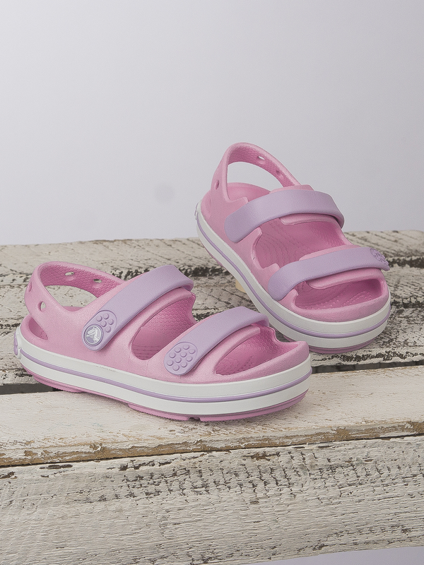 Crocs Crocband Cruiser Sandal Kids Lightweight Pink 209423-84I