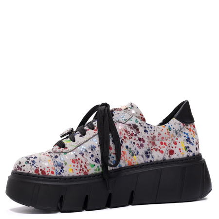 Maciejka Women's Leather Shoes, Multicolored