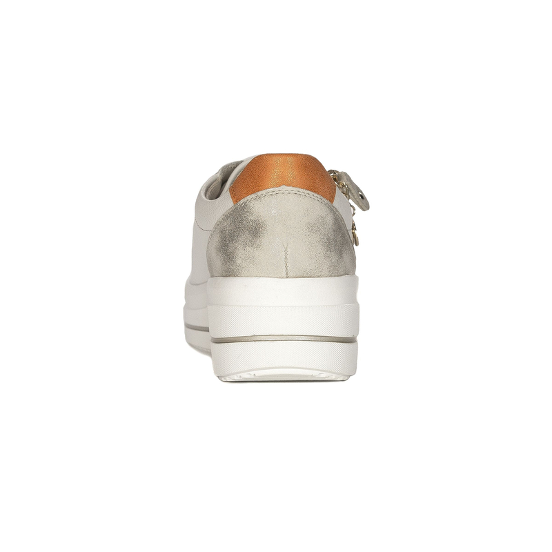 Remonte Sneakersy damskie skórzane White Combi białe
