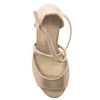 Sergio Leone Women's Sandals On A High Heel Gold