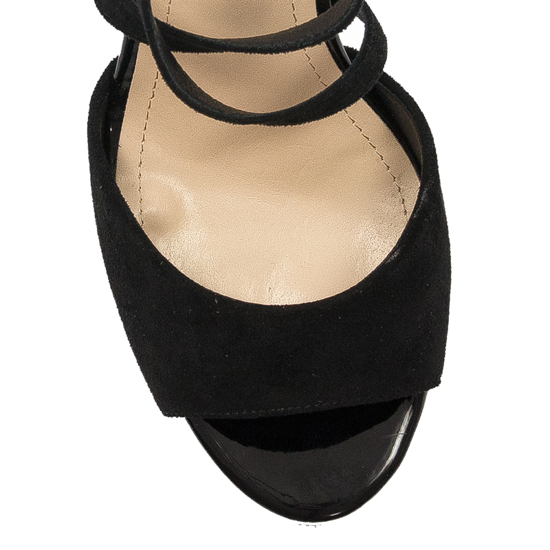 Sergio Leone SK865 Black Sandals