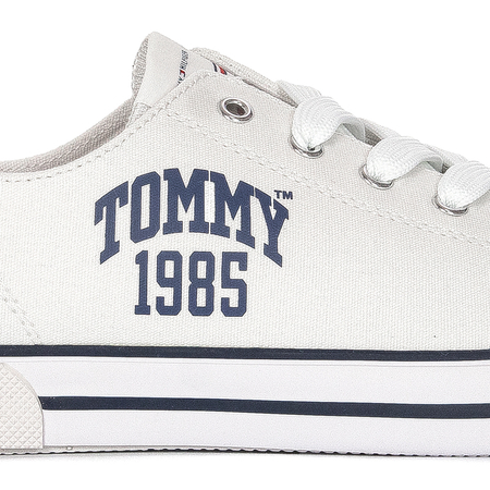 Tommy Hilfiger Damskie Trampki Niskie Białe 