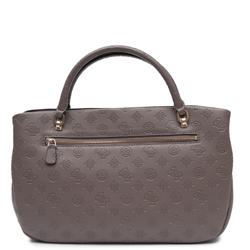 Guess Carmella Torebka Klasyczna Tłoczona Brązowa HWPD2225060-BEIGE
