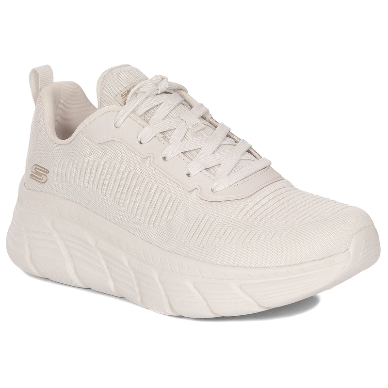 Skechers BOBS Sport Sneakersy Na Platformie Białe 117385-OFWT