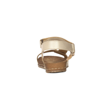 Maciejka Women's Leather Sandals Gold