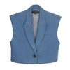 Opra Women's Vest Basima Indigo