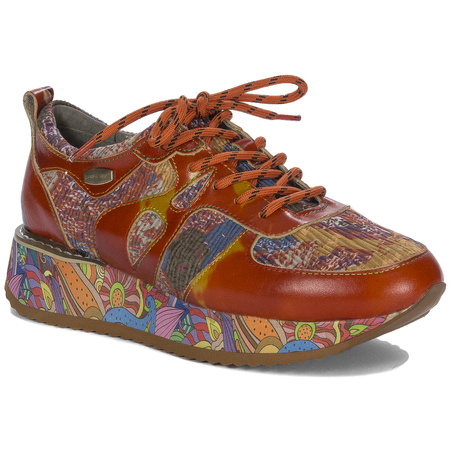 Laura Vita Women's Leather Low Shoes Delphine 47 Orange