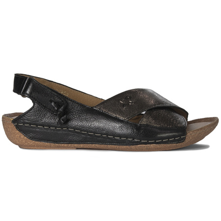 Maciejka Black Leather Sandals