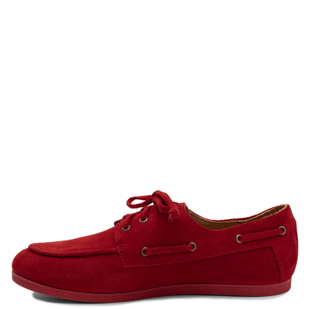 Maciejka Suede Leather Shoes Red 07799-08-00-1