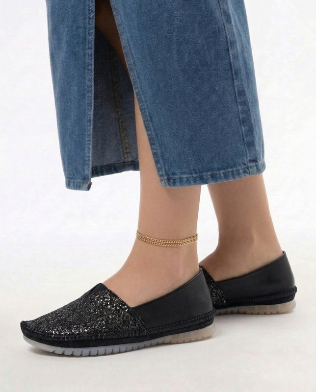 Maciejka Leather Loafers With Mosaic Front Lords Shoes Black 1930W-51/00-0