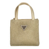 Guess Torba damska wieczorowa Lua Mini Gold złota z cyrkoniami