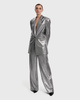 Opra Bahira Silver Oversize Blazer