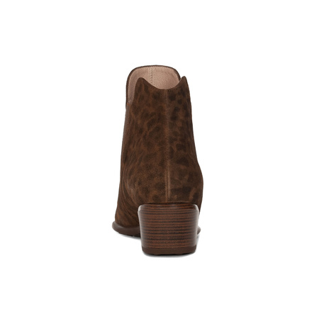 Hispanitas Women's Brown Ankle Boots with Heel