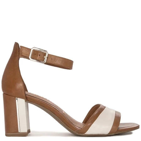 Tamaris Muscat/Wht Lea Women's Sandals