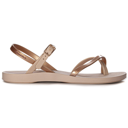 Ipanema Fashion Sand VIII Fem Pink Metallic Burgundy Slides