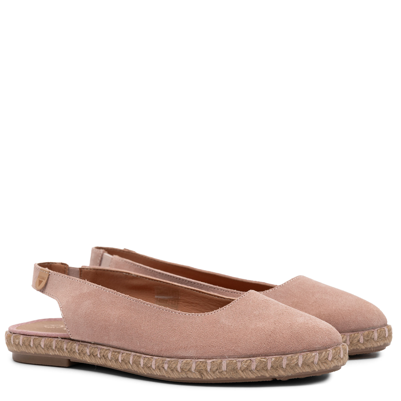 Verbenas Kiara Espadryle Damskie Zamszowe Różowe KIARA-SER-TAN-ANT