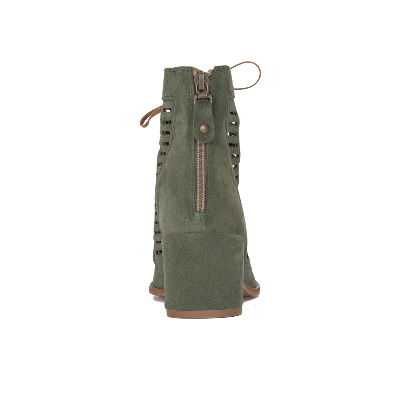 Maciejka Green Women's Lace-Up Boots