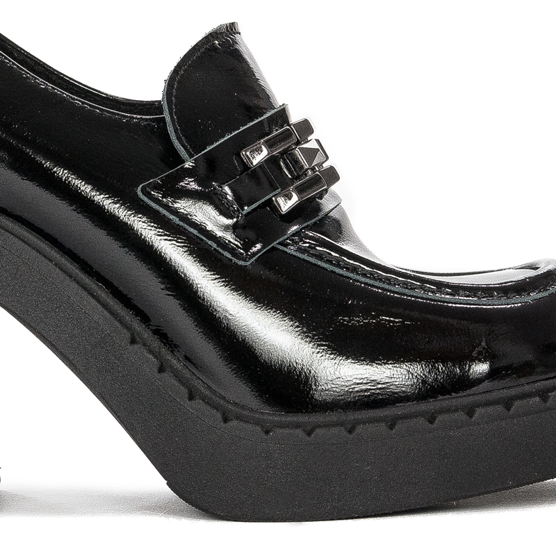 Lemar Women's leather black shoes