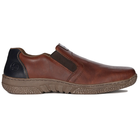 Rieker Men's Brown Slip-on Low Shoes