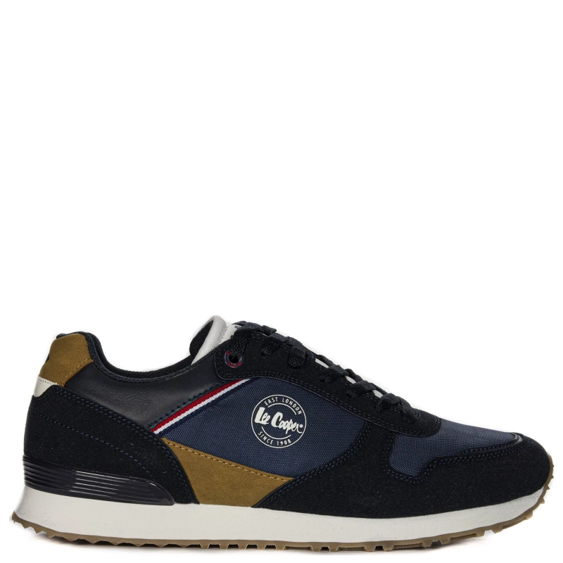 Lee Cooper Navy Brown Men's Sneakers