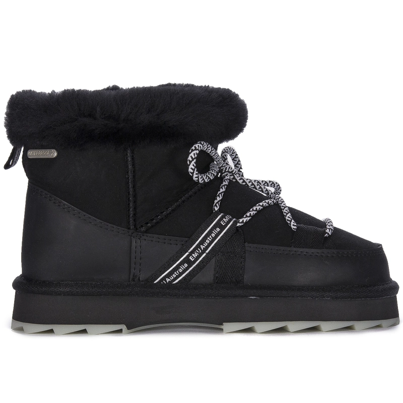 EMU Australia Black Blurred Micro W13129 BLK