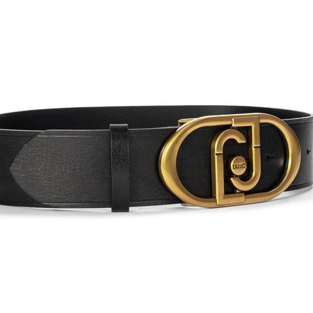 Liu Jo Women's Nero Black Leather Belt